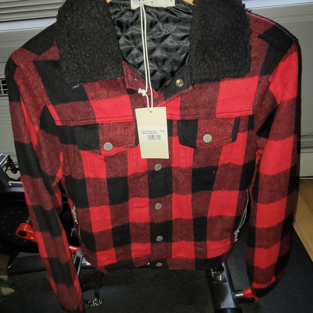 Flannel  Sherpa Jacket